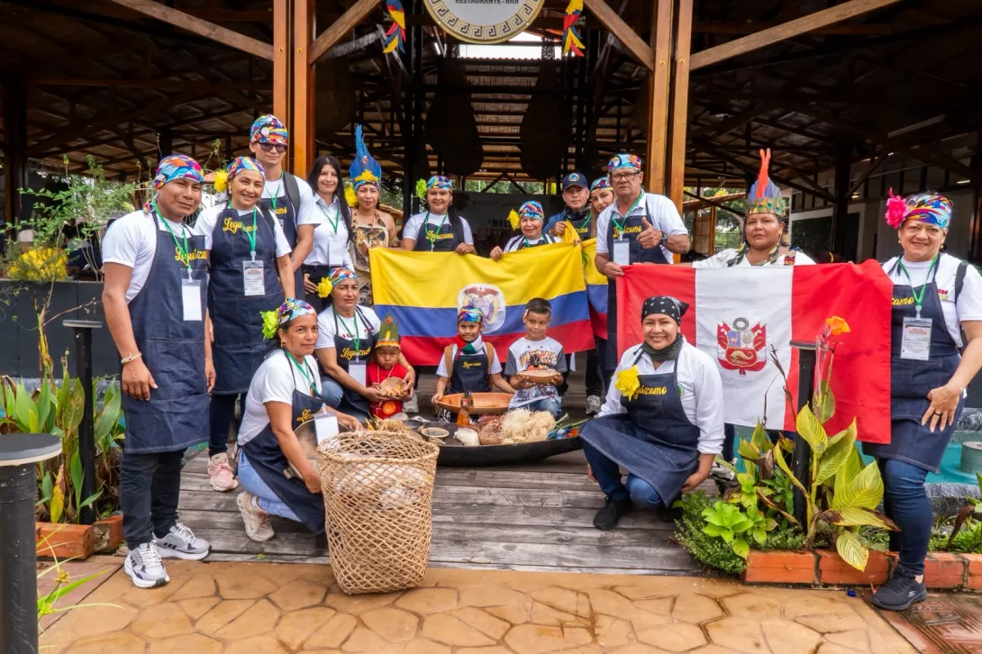 Participantes de la Muestra Gastronómica de Putumayo