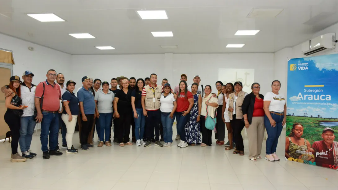 Integrantes de mesa comunitaria de la subregión de Arauca