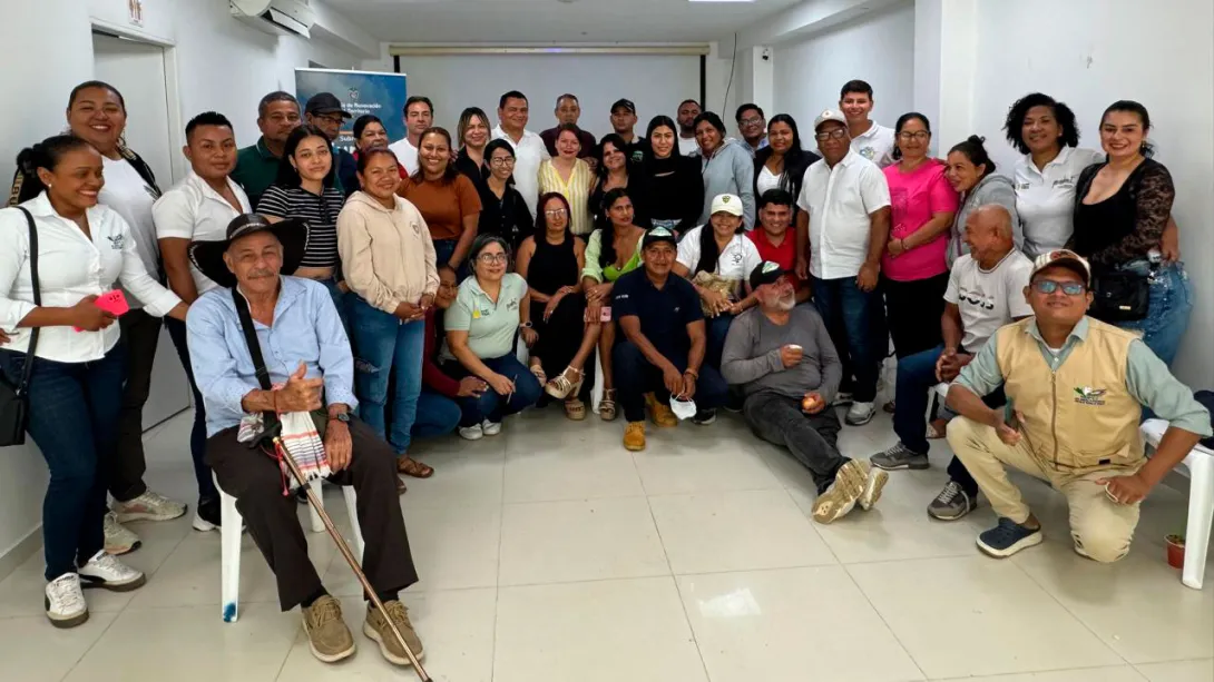 Integrantes de la mesa comunitaria municipal de Tierralta