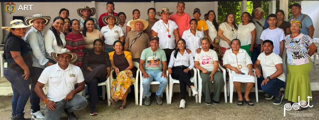 Integrantes de mesa comunitaria de la subregión de Montes de María