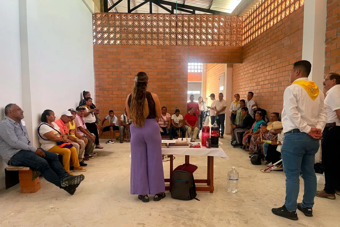 Comunidades de Chaparral en entrega de la Casa Pijao