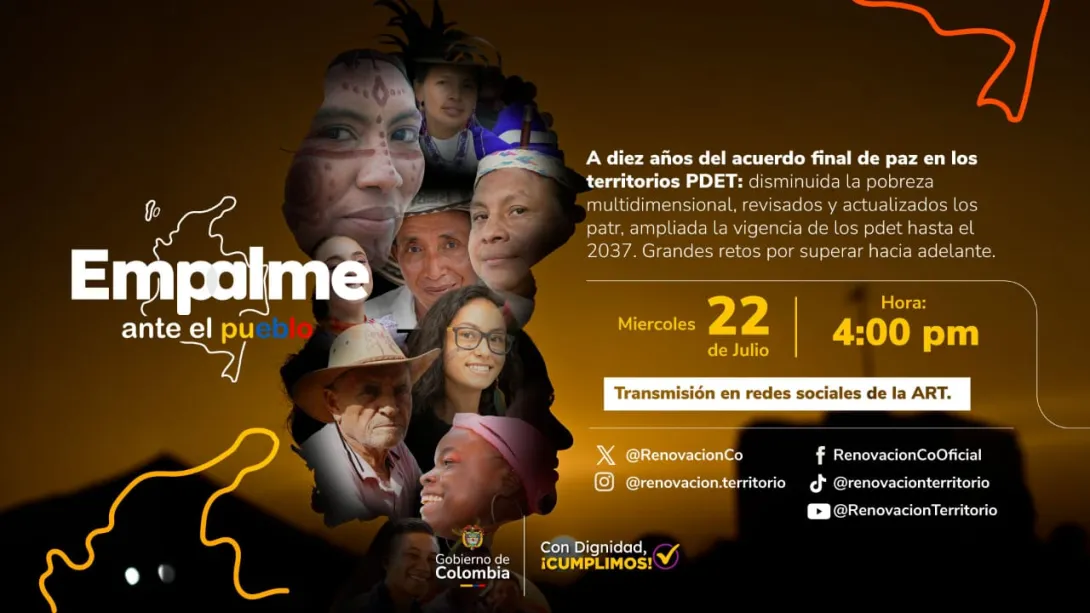 Invitación a presentación de informe de empalme