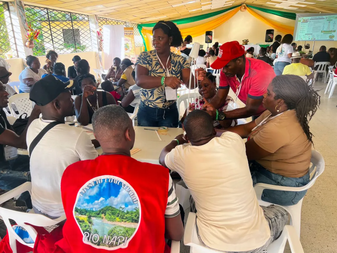 Comunidades afro en capacitación
