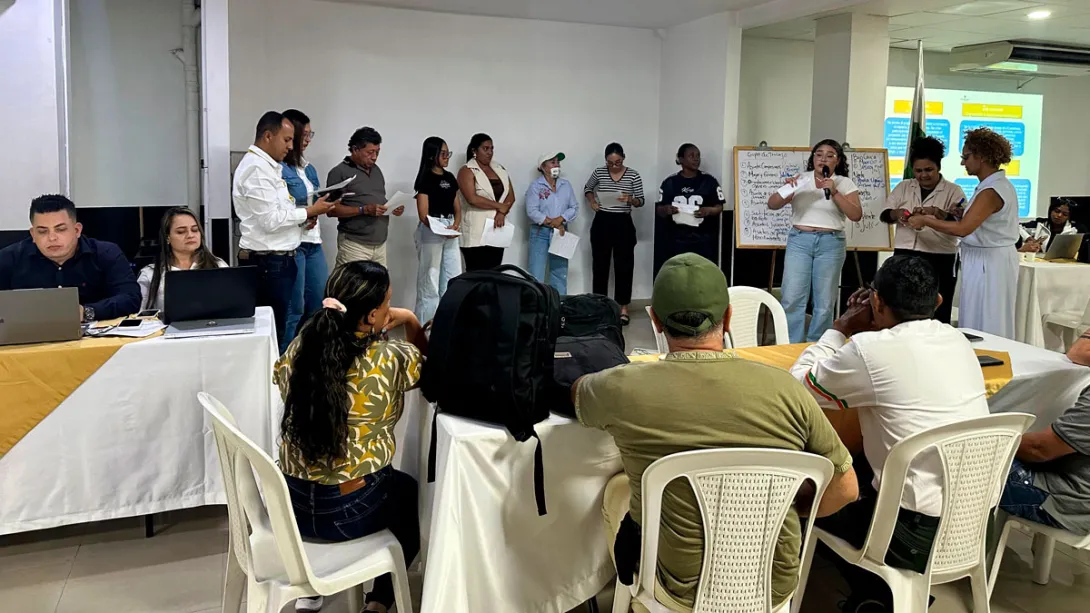 Integrantes de Mesa comunitaria de Bajo Cauca, Norte y Nordeste Antioqueño