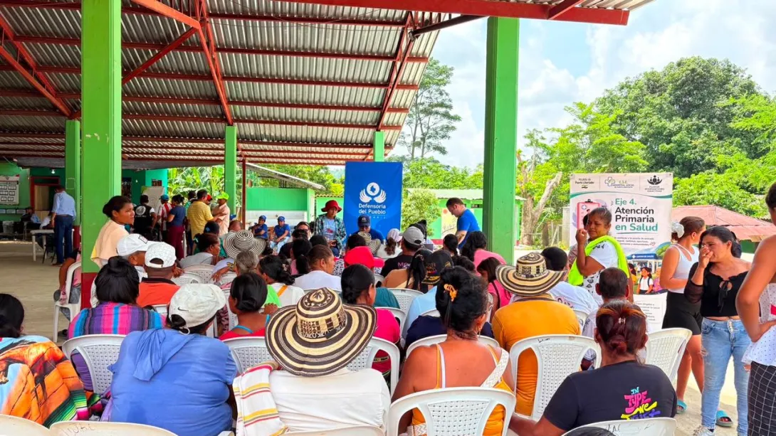 Comunidades de Puerto Libertador en jornada de acompañamiento