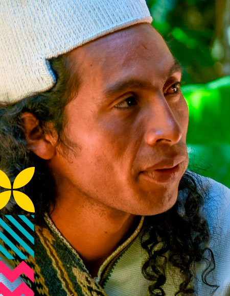 Hombre indígena de la Sierra Nevada de Santa Marta