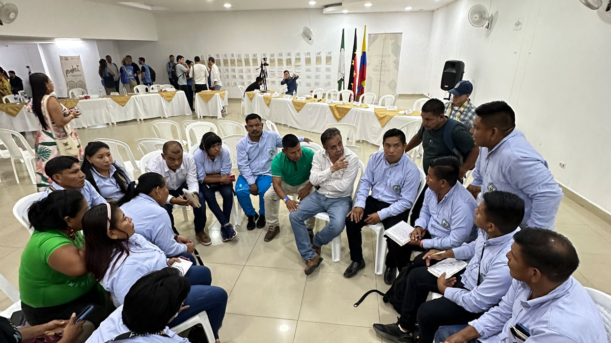 Director Raúl Delgado escuchando a las comunidades del Catatumbo en la actualización de los PATR