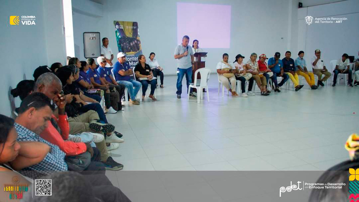 Comunidad de los Montes de María en la actualización de los PATR